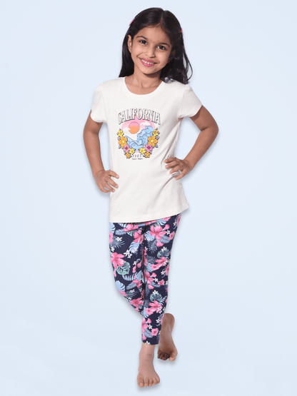 Cozy California 100% Cotton Girls Pajama Set