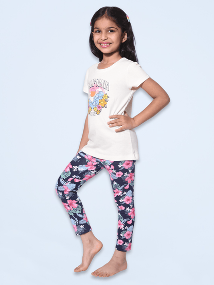 Cozy California 100% Cotton Girls Pajama Set
