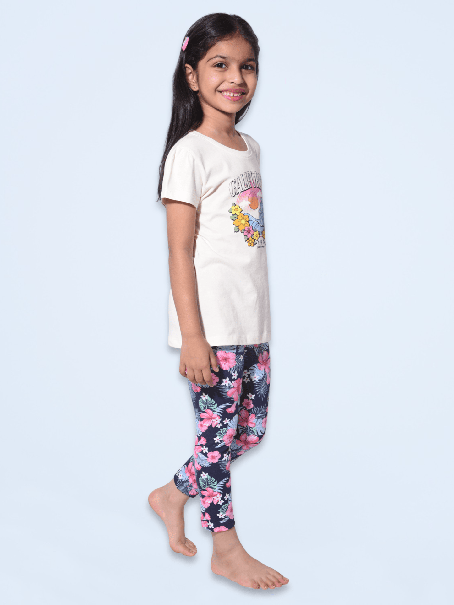 Cozy California 100% Cotton Girls Pajama Set