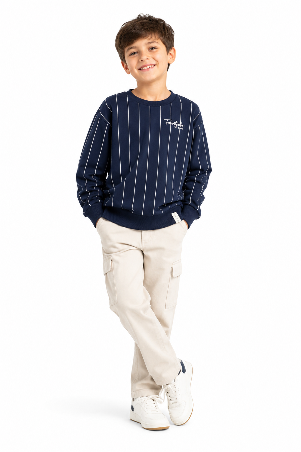 Navy Sequence - Boys Sweatshirt