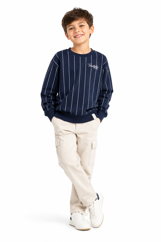 Navy Sequence - Boys Sweatshirt