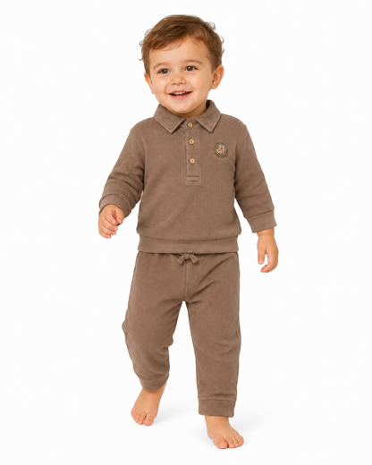 Cocoa Waffle - Babies Co-ord Set