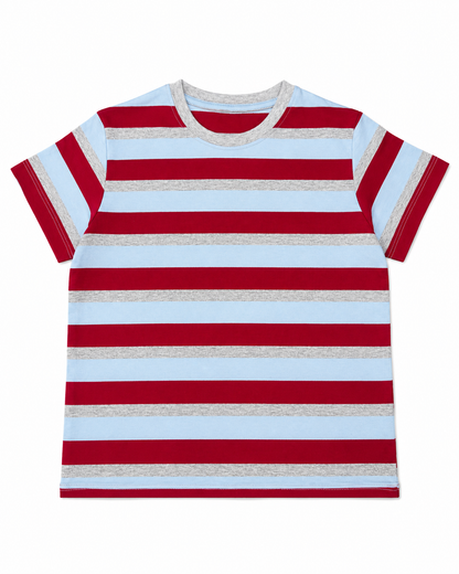 Cherry Stripe - Boys T-Shirt
