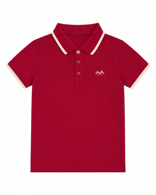 Crimson Champ - Boys Polo T-Shirt