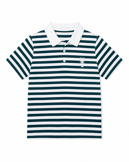 Little Sailor -  Boys Stripped Polo T-Shirt