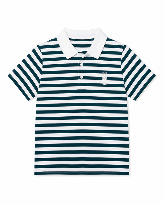 Little Sailor -  Boys Stripped Polo T-Shirt