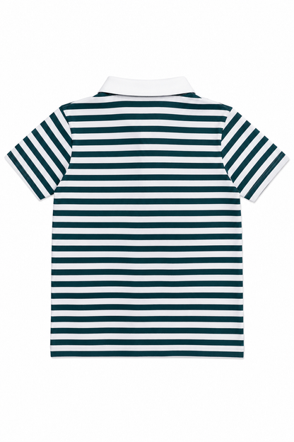 Little Sailor -  Boys Stripped Polo T-Shirt