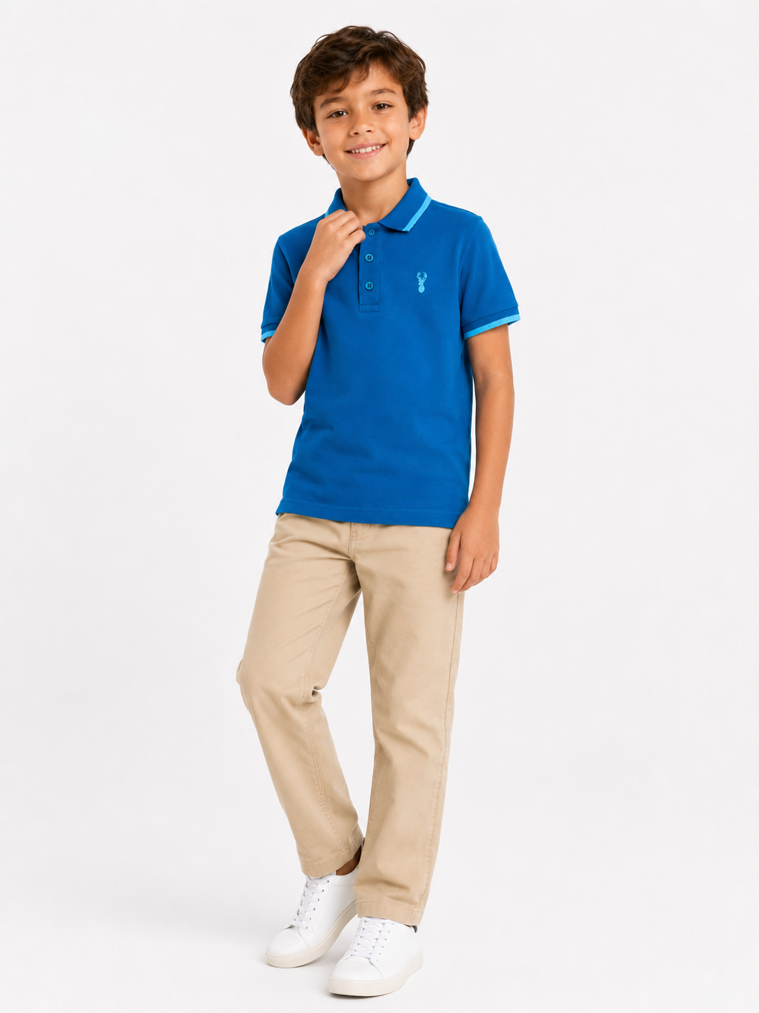 Jetstream - Boys Polo T-shirt | Blue