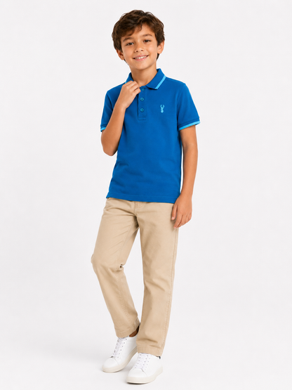 Jetstream - Boys Polo T-shirt | Blue