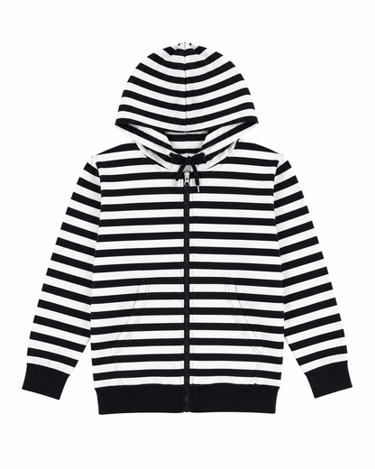 Mini Zebra - Boys Zipper Hoodie
