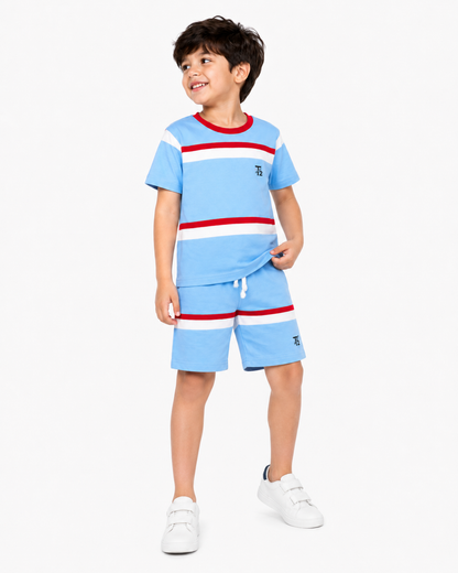 Blue Blaze - Boys Co-ord Set