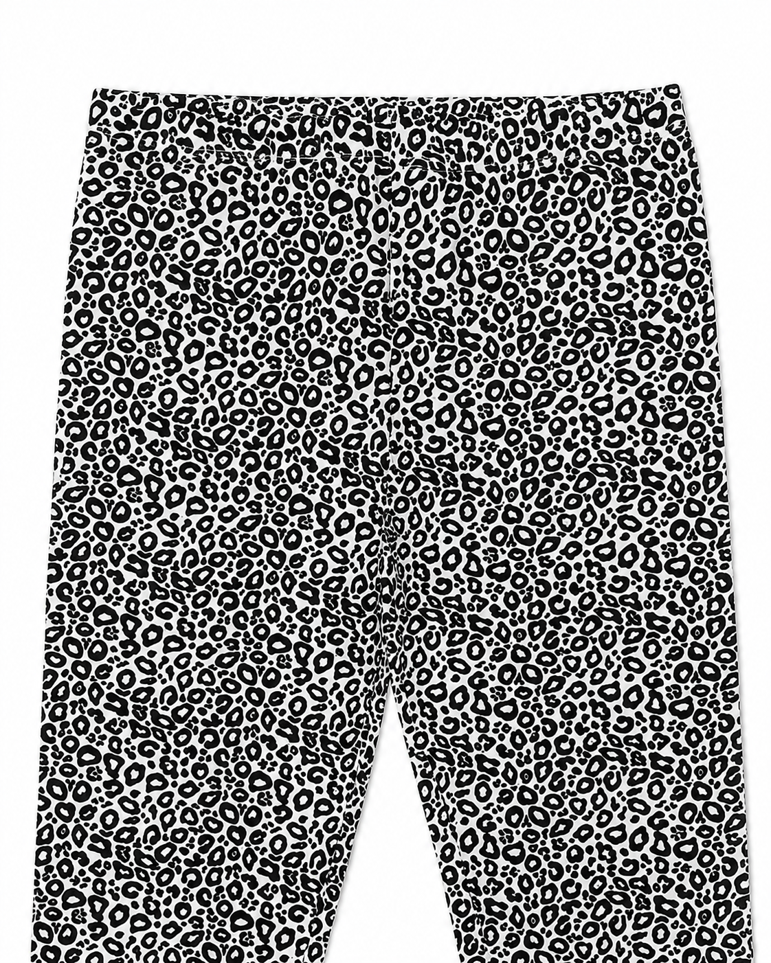 Snow Leopord Girls Printed Leggings | Ankle Length