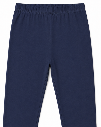 Deep Sea Girls Leggings - Navy | Ankle Length