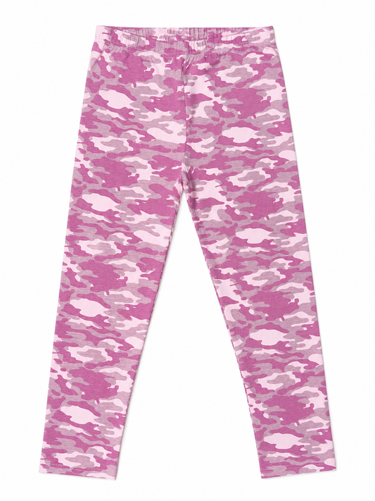 Bubblegum Camo Leggings | Full Length