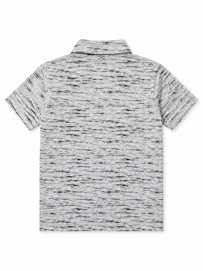 Grey Drift - Boys Polo T-Shirt