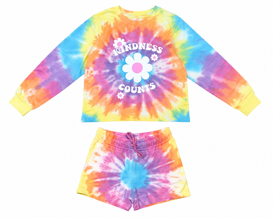 Colour Burst - Girls Pure Cotton Co-Ords set
