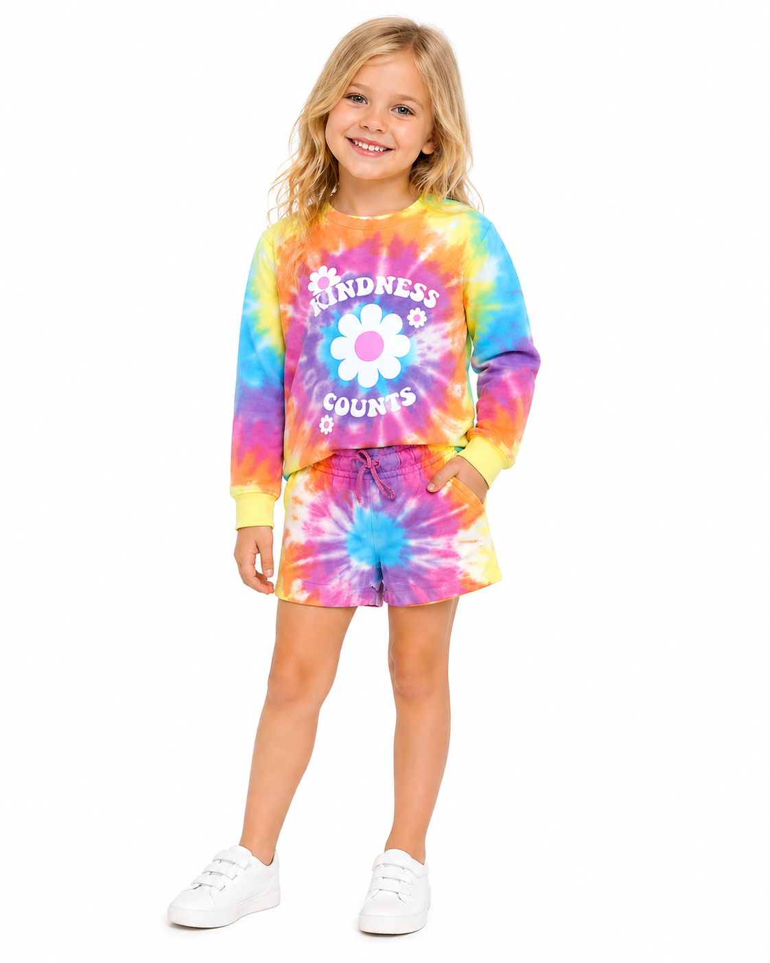Colour Burst - Girls Pure Cotton Co-Ords set