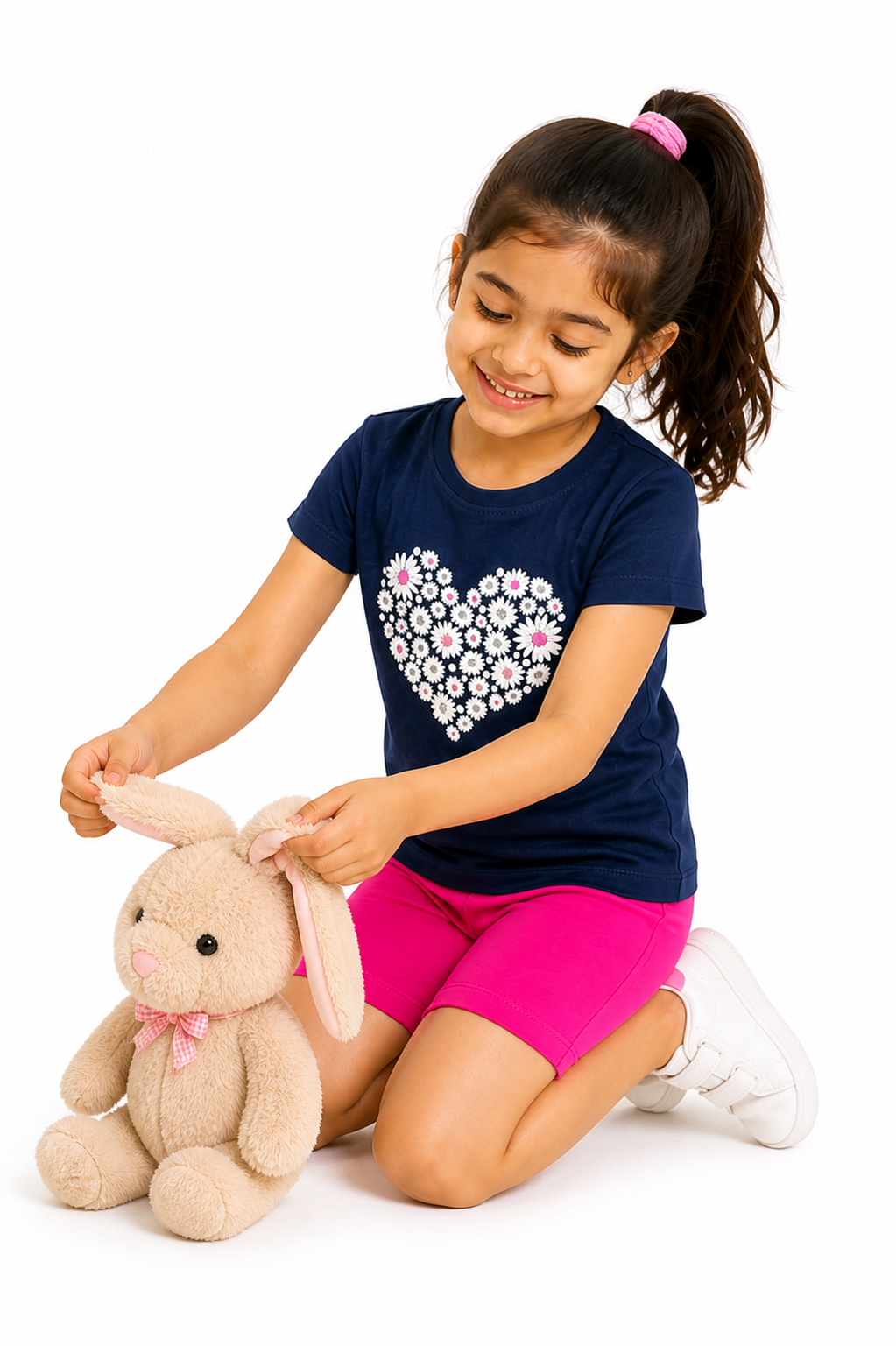 Pink Heart - Girls Co-Ords Set