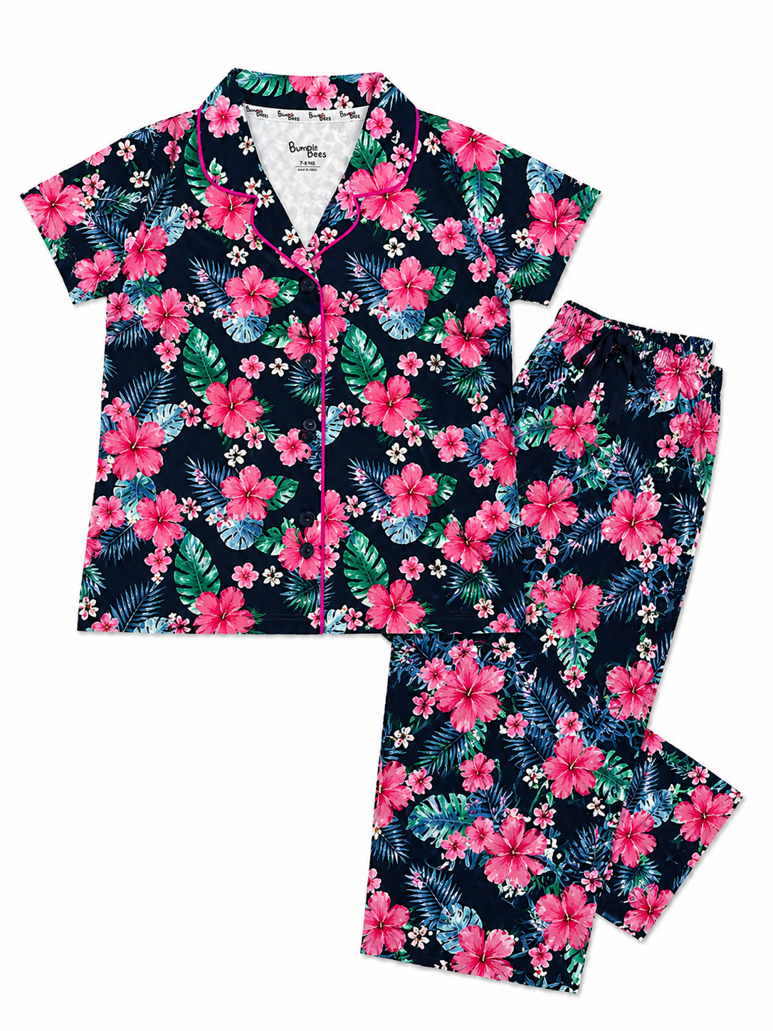 Hibiscus - Girls Pure Cotton Co-Ords set