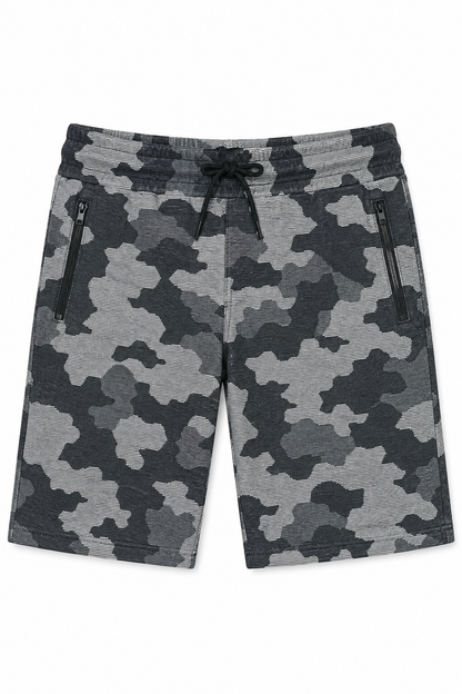 Grey Wolf Boys Shorts | Military Grey