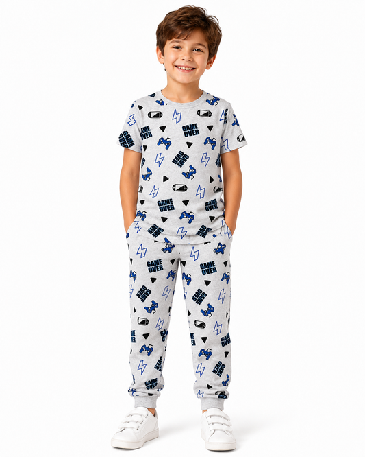 Mini Gamer - Boys Cotton Co-ords