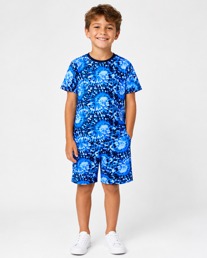 Aqua Galaxy - Boys Cotton Co-Ords