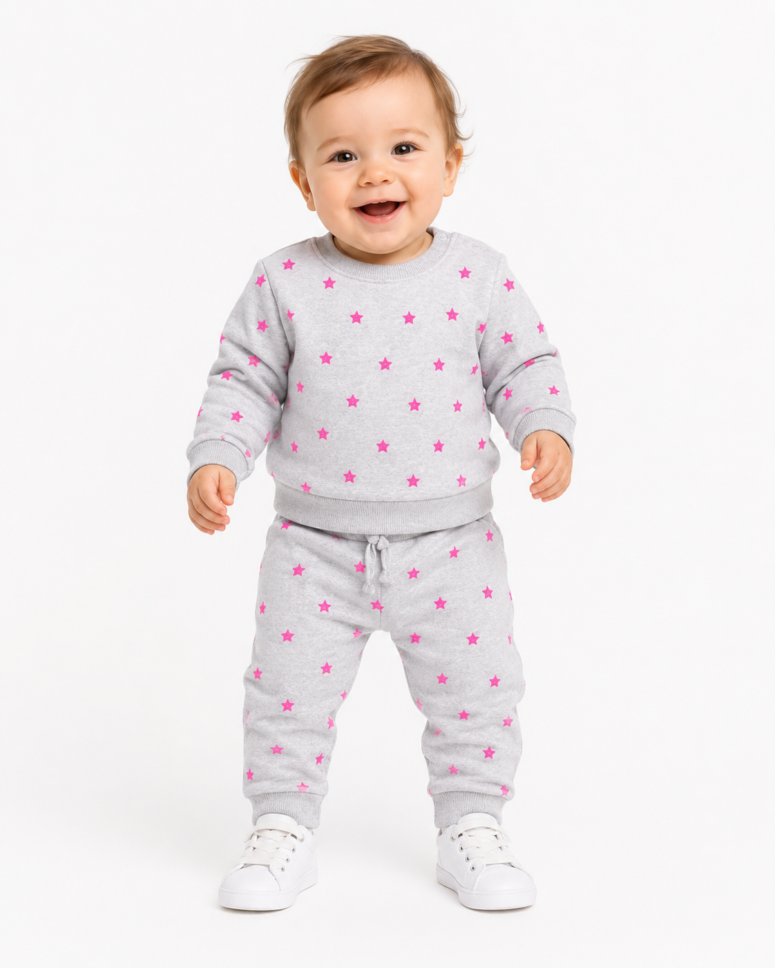 Pink Stardust - Babies Snuggle Co-ord Set