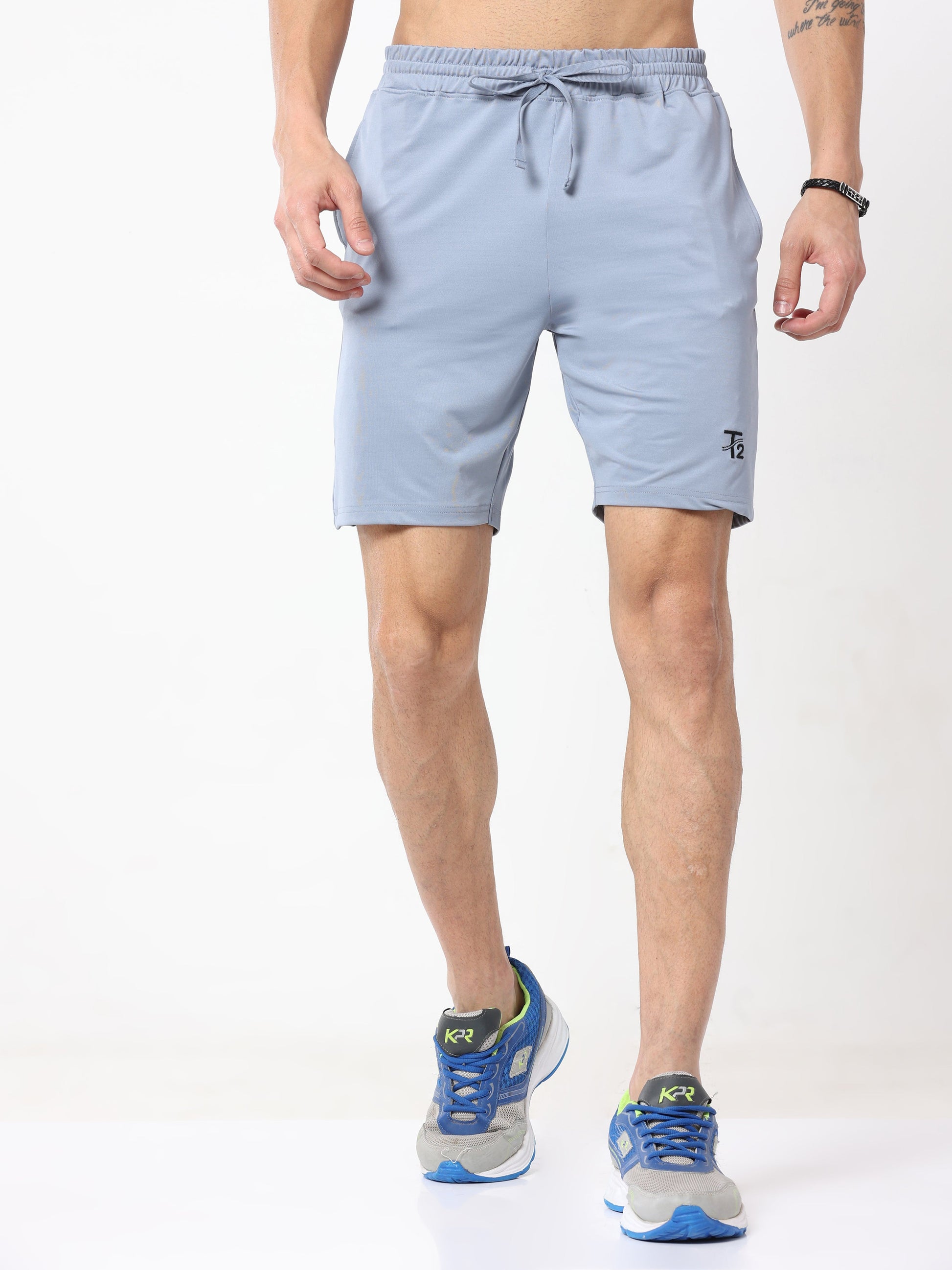 Athleisure Active Men's Shorts - Pale Blue