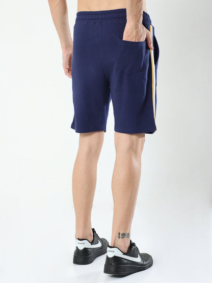 Comfy Cotton - Men's Casual Shorts : Navy