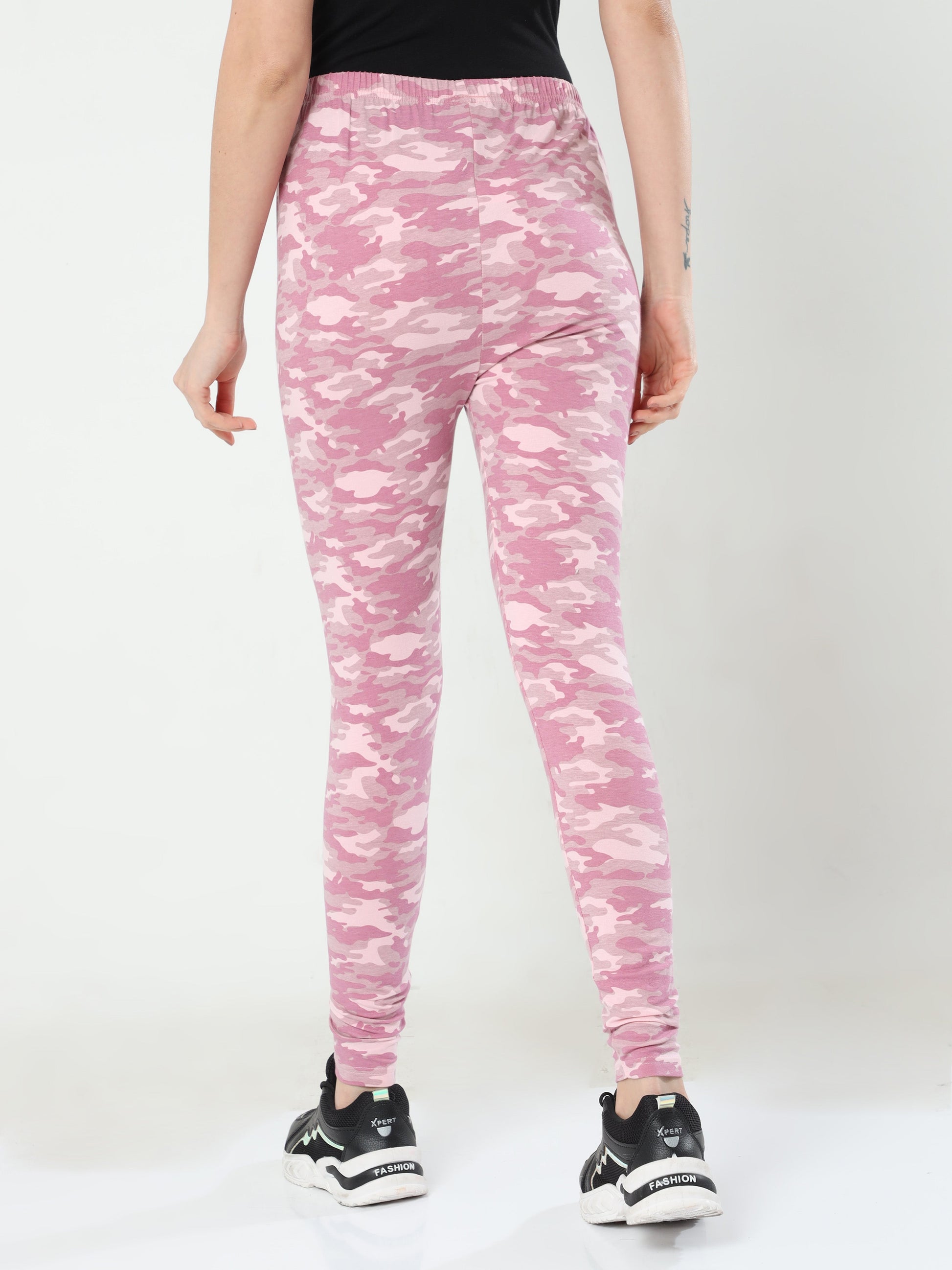 Women's Printed Leggings - Cameo