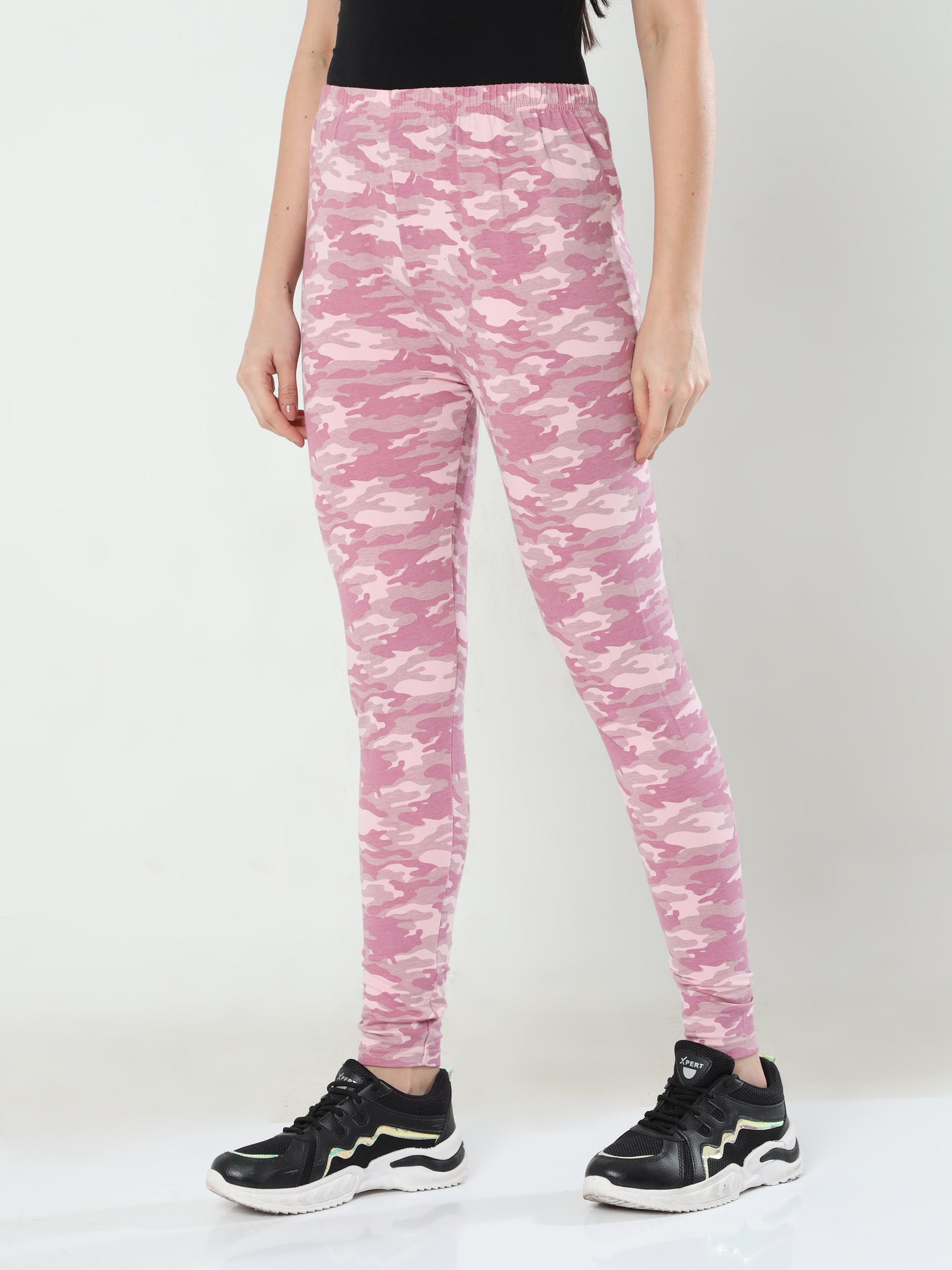 Women's Printed Leggings - Cameo