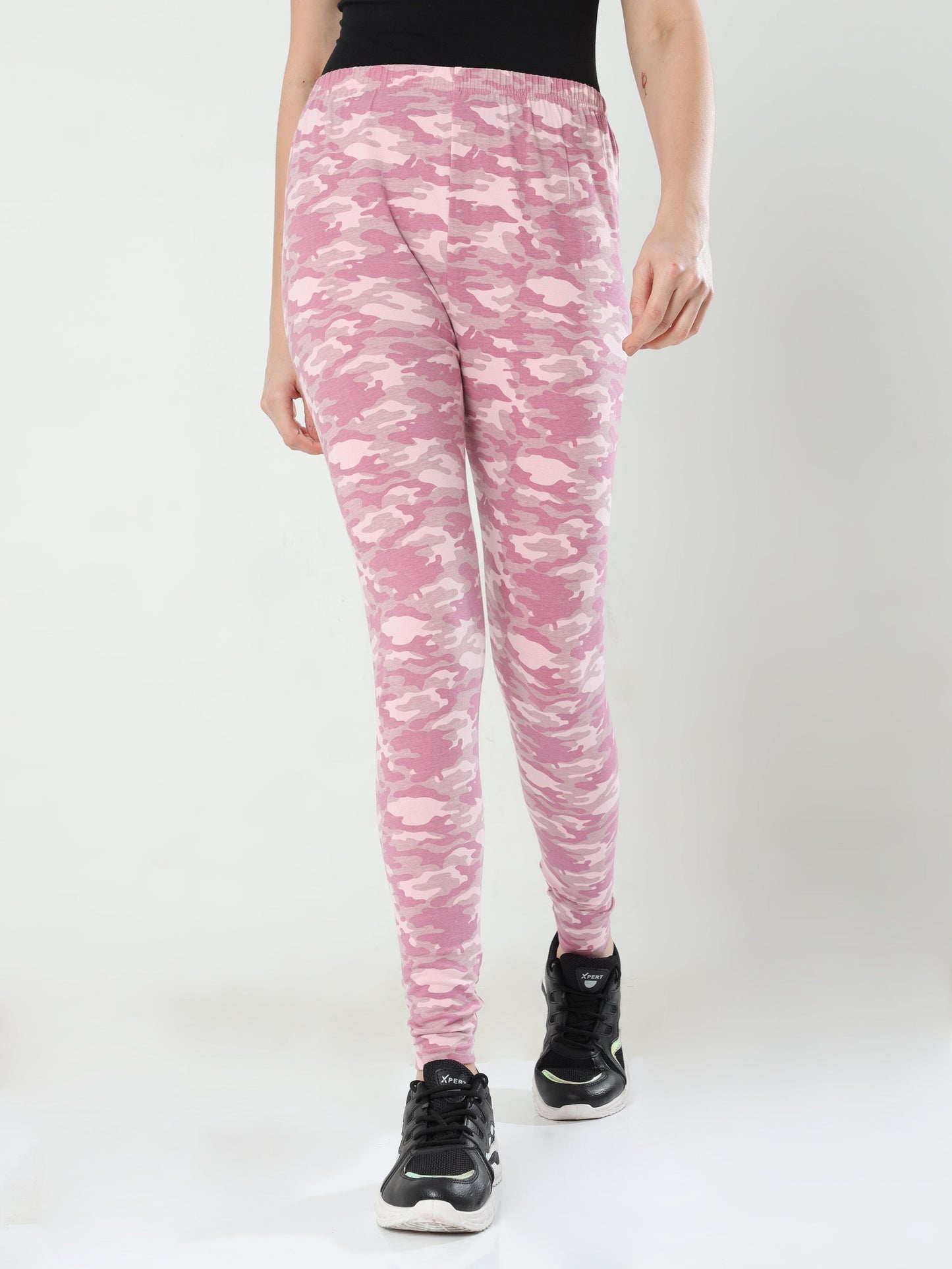 Women's Printed Leggings - Cameo