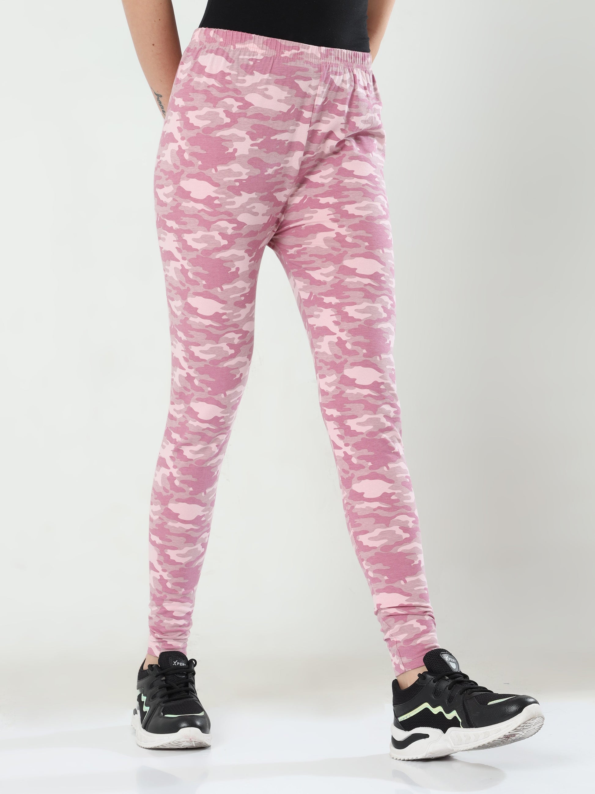 Women's Printed Leggings - Cameo