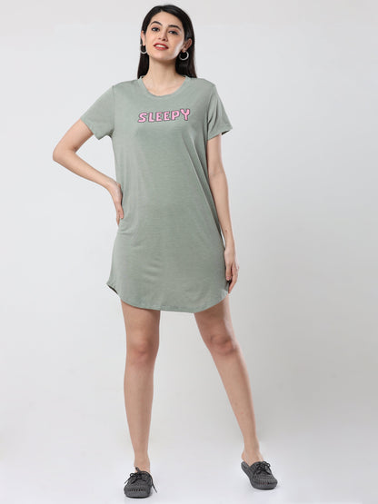 Short Nighty - Kinda Green