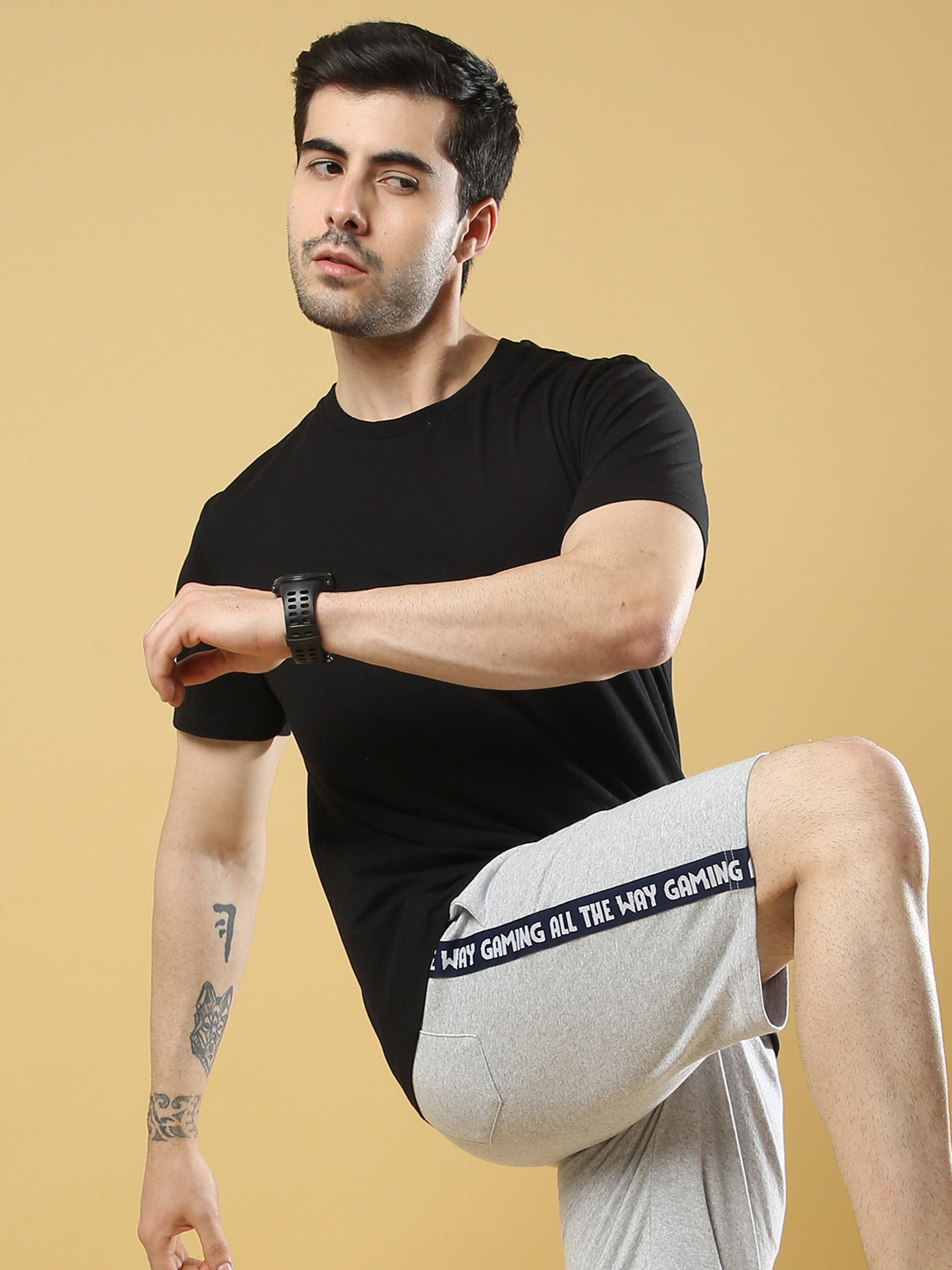 Comfy Cotton - Men's Casual Shorts : Melange