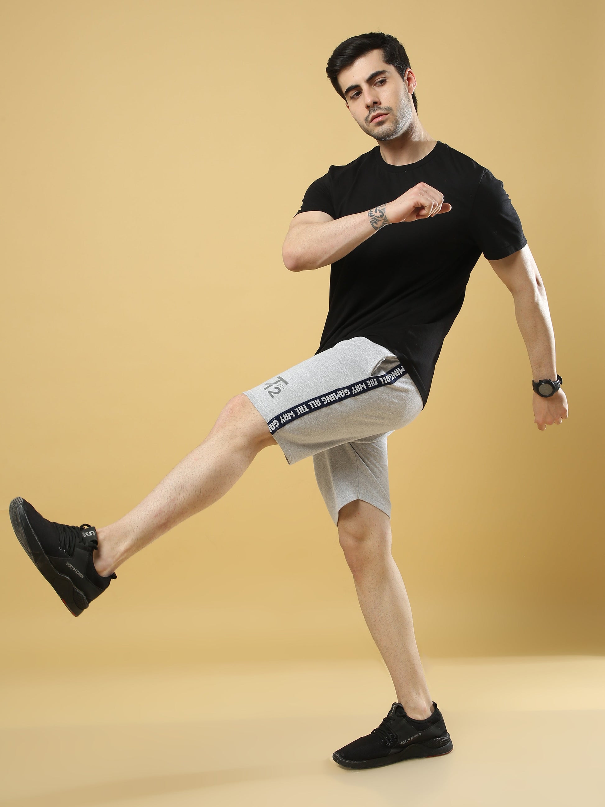 Comfy Cotton - Men's Casual Shorts : Melange