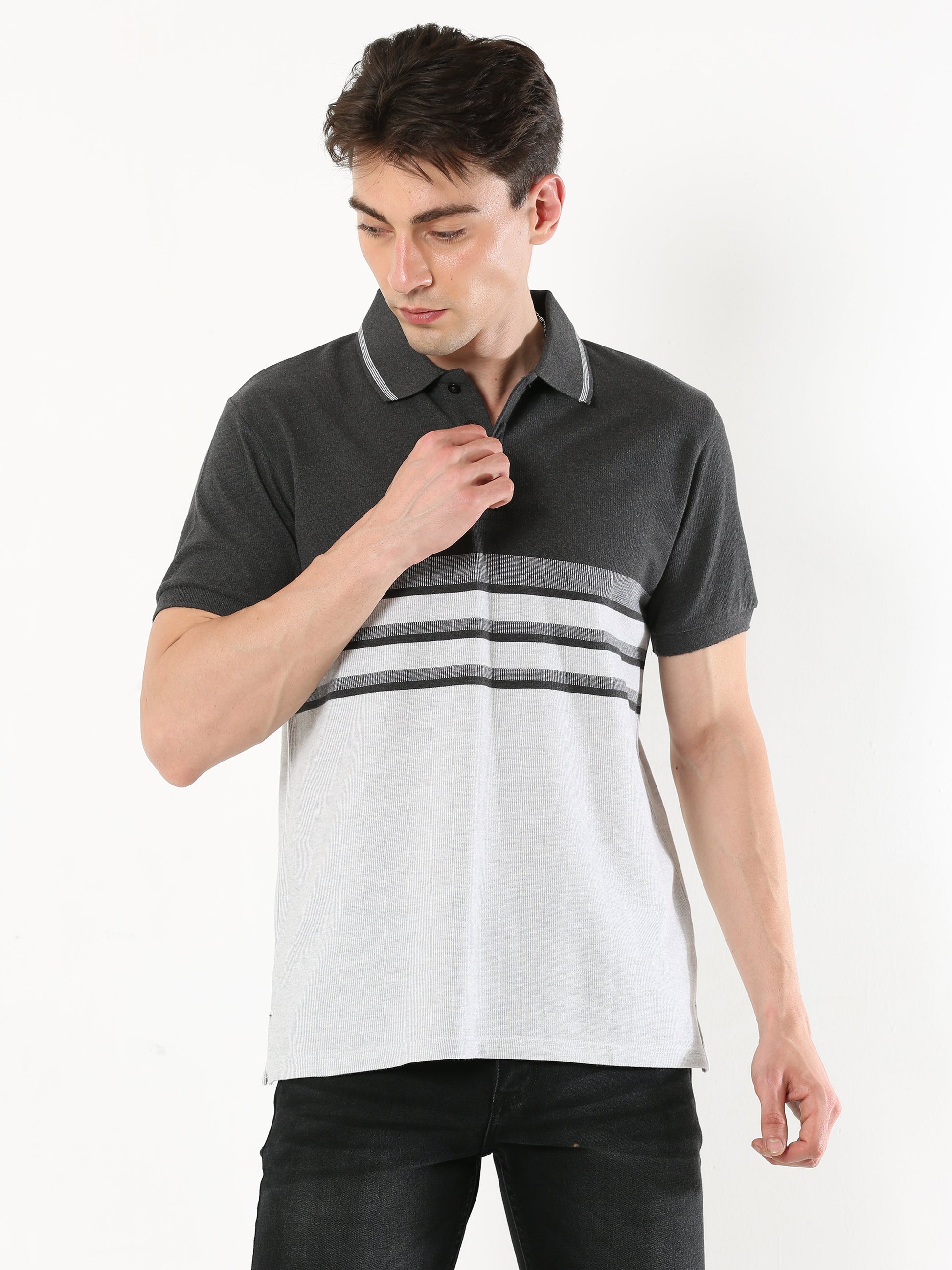 Back to Business - Men's Premium Collar T-Shirt
