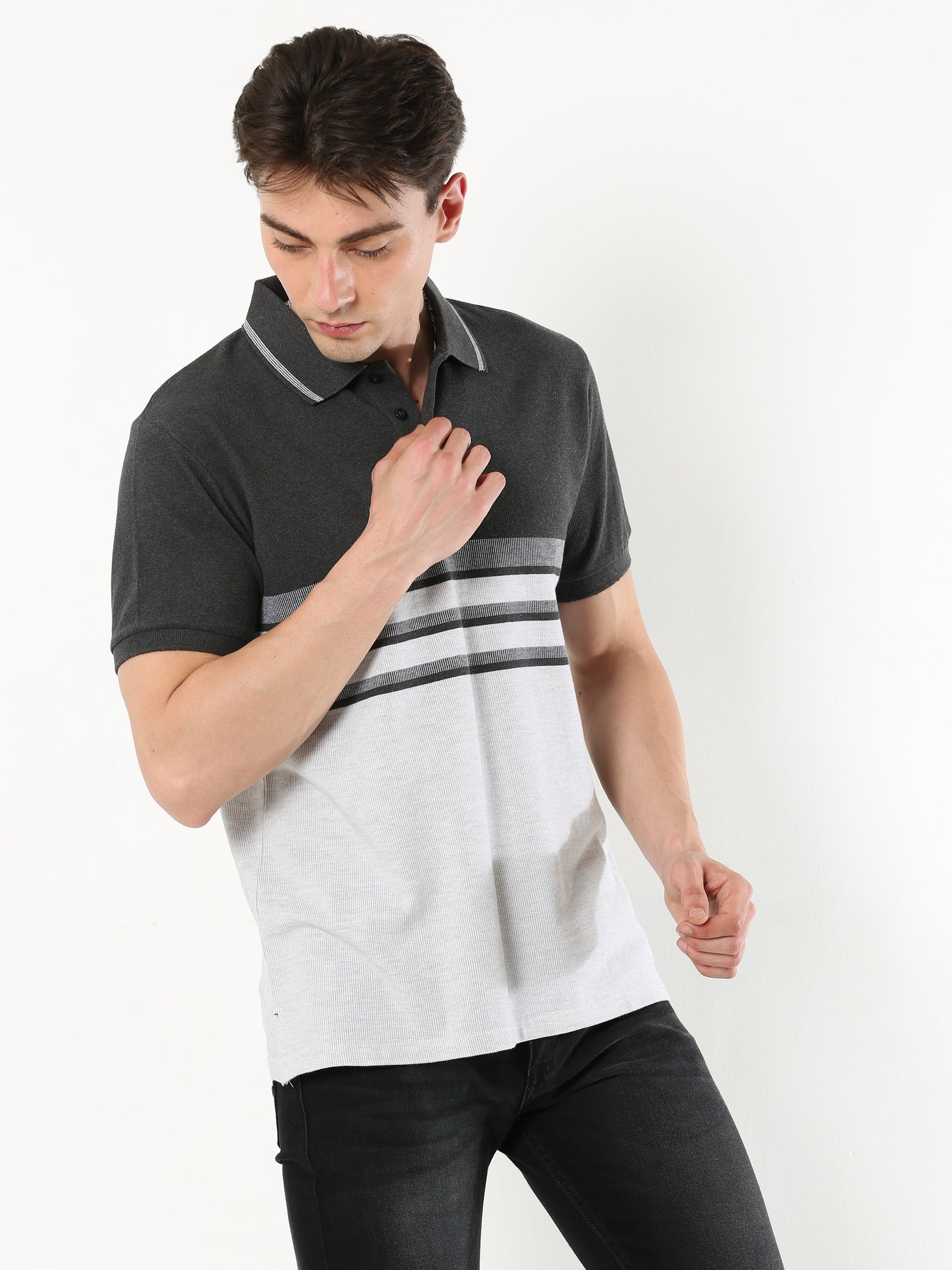 Back to Business - Men's Premium Collar T-Shirt