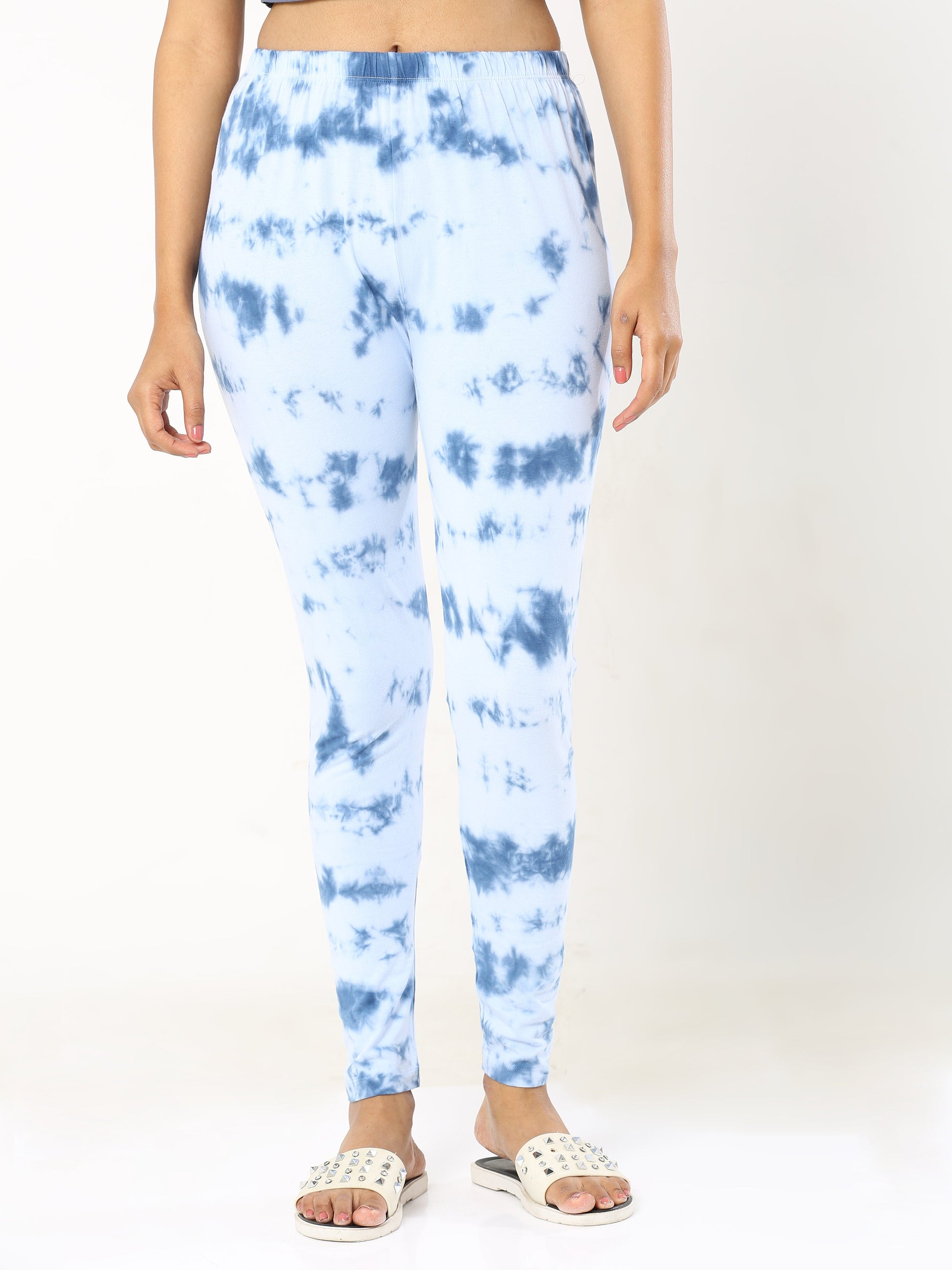 Tie & Dye Leggings - Blue