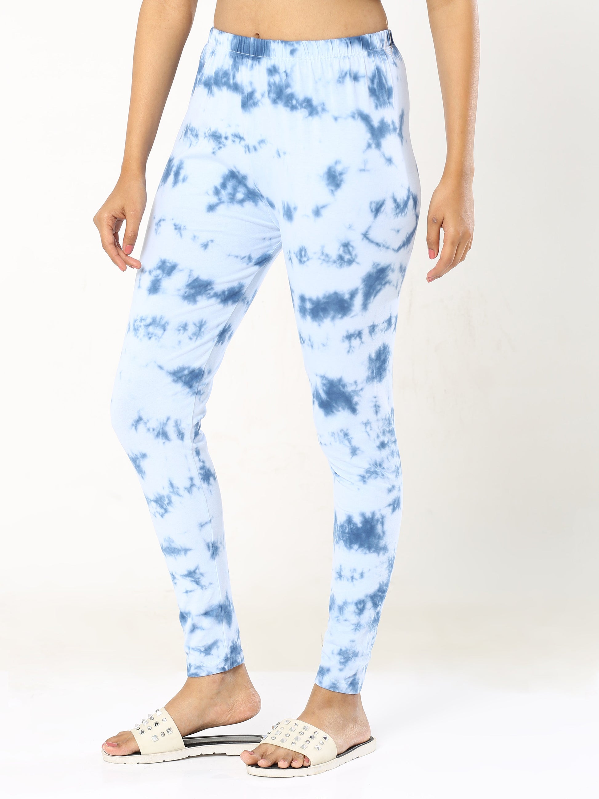 Tie & Dye Leggings - Blue