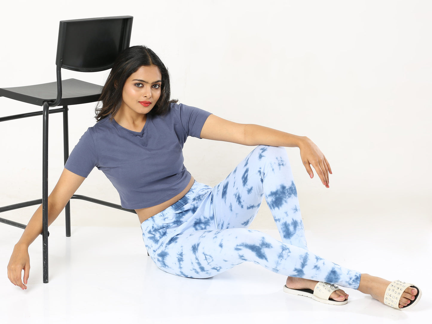 Tie & Dye Leggings - Blue