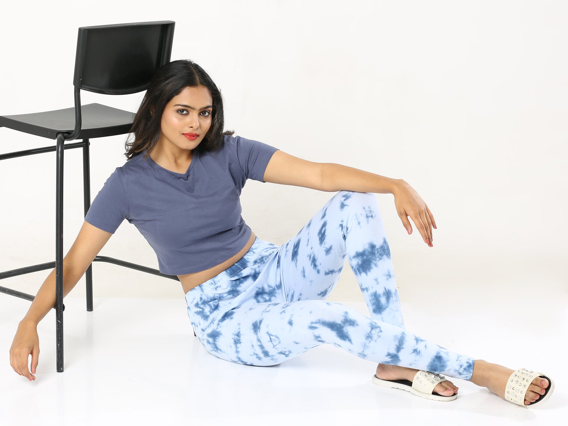 Tie & Dye Leggings - Blue