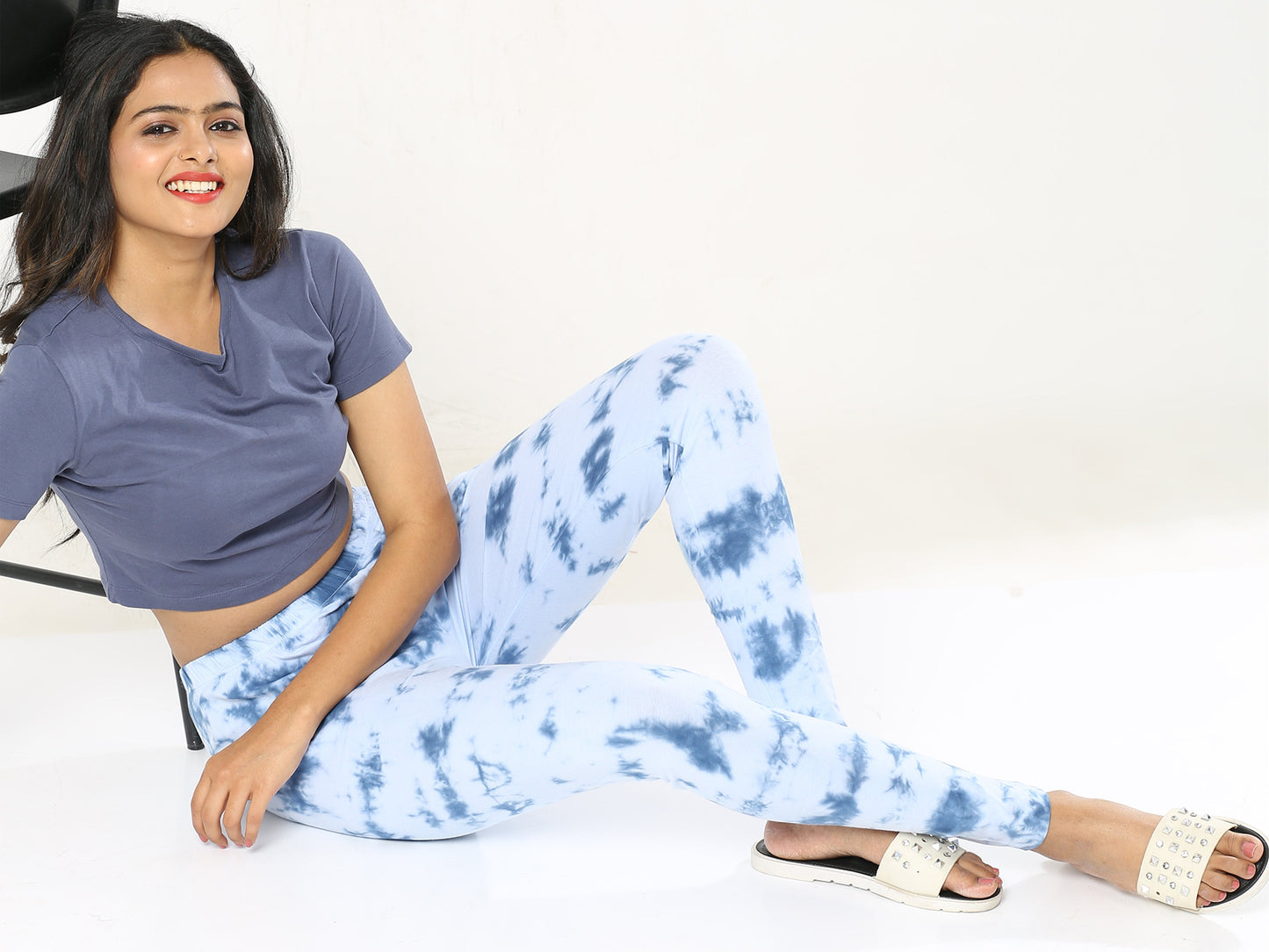 Tie & Dye Leggings - Blue