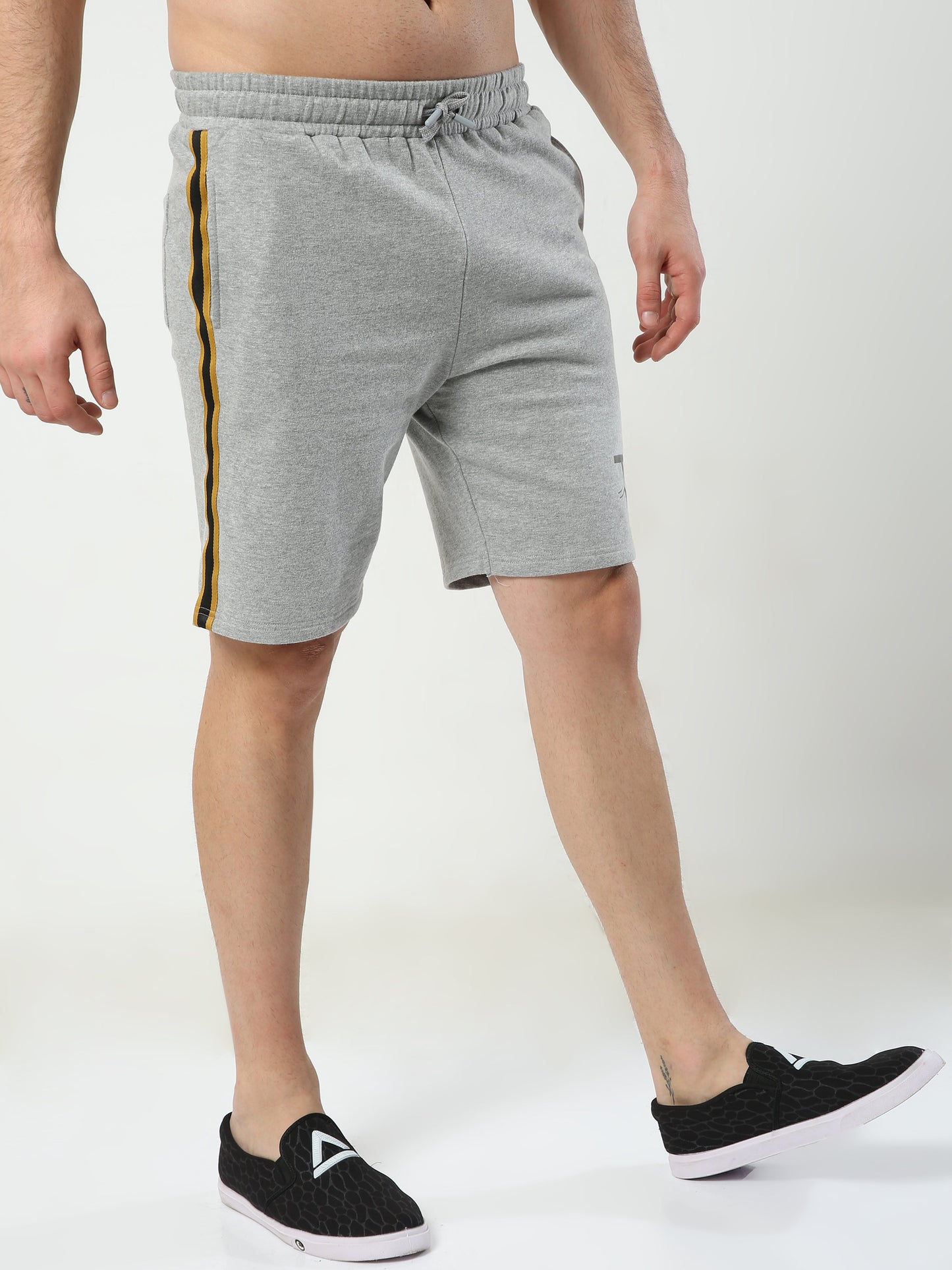Comfy Cotton - Men's Premium Shorts : Grey Mel