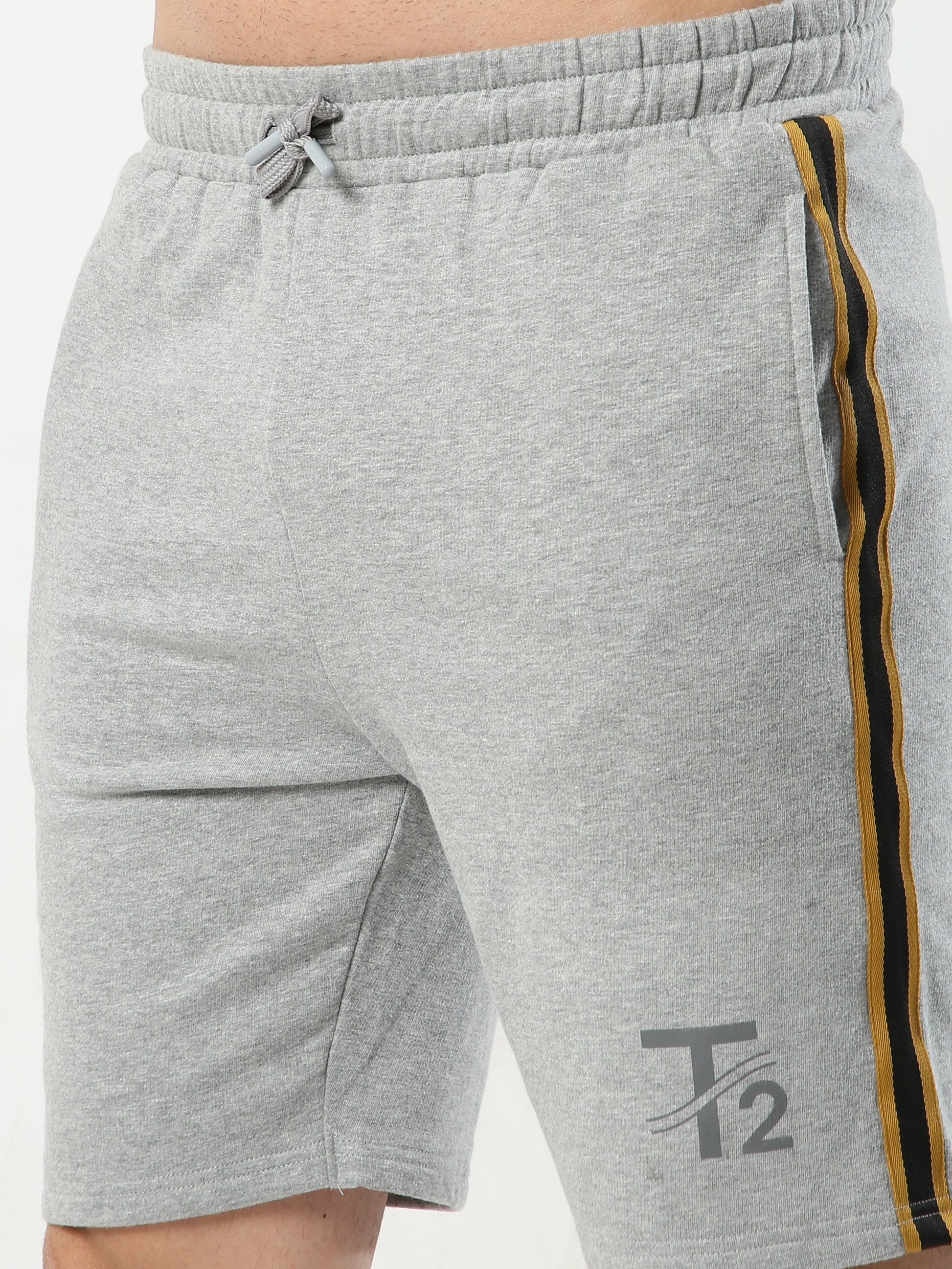 Comfy Cotton - Men's Premium Shorts : Grey Mel.
