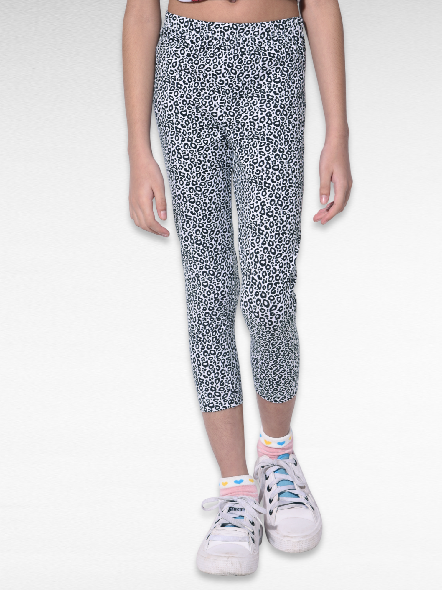 Black Catty Girls printed leggings