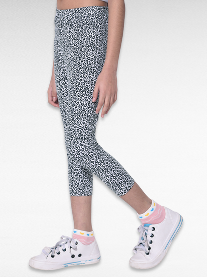 Black Catty Girls printed leggings