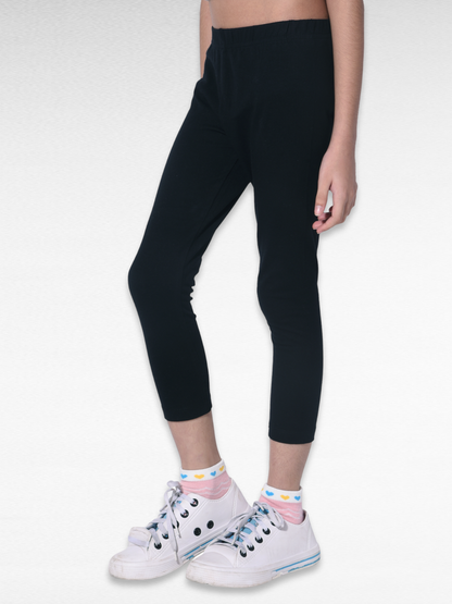 Daily Routine Girls Leggings - Black