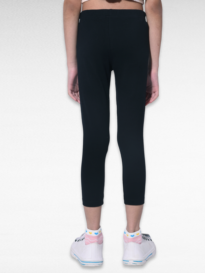 Daily Routine Girls Leggings - Black