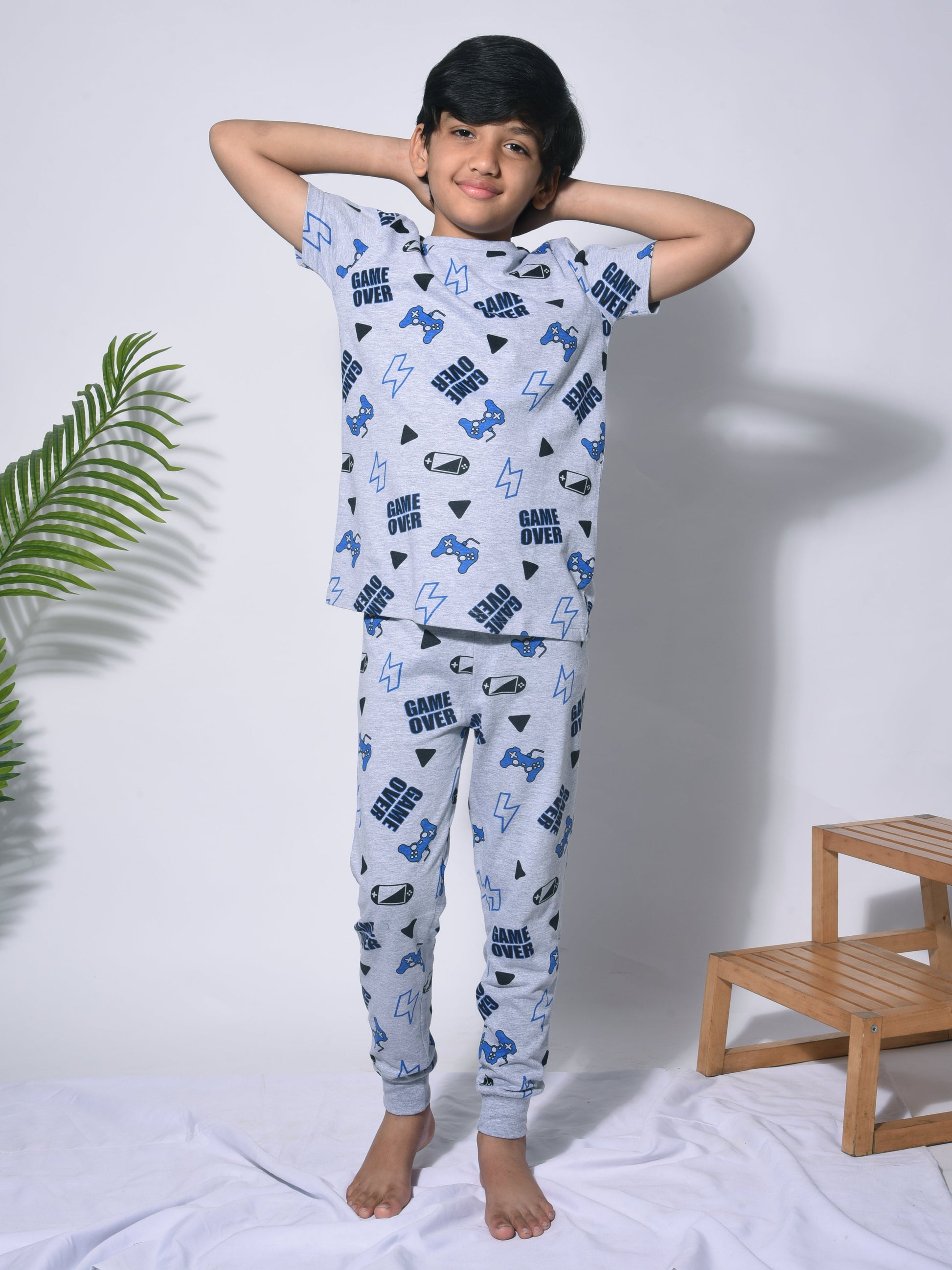 Game Boys Pyjama Set - Melange